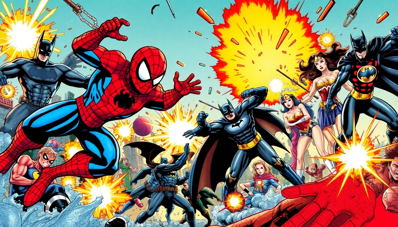 Marvel Avengers Comic House Chaussons Pour Garçon Et Enfant - Design Bande Dessinée