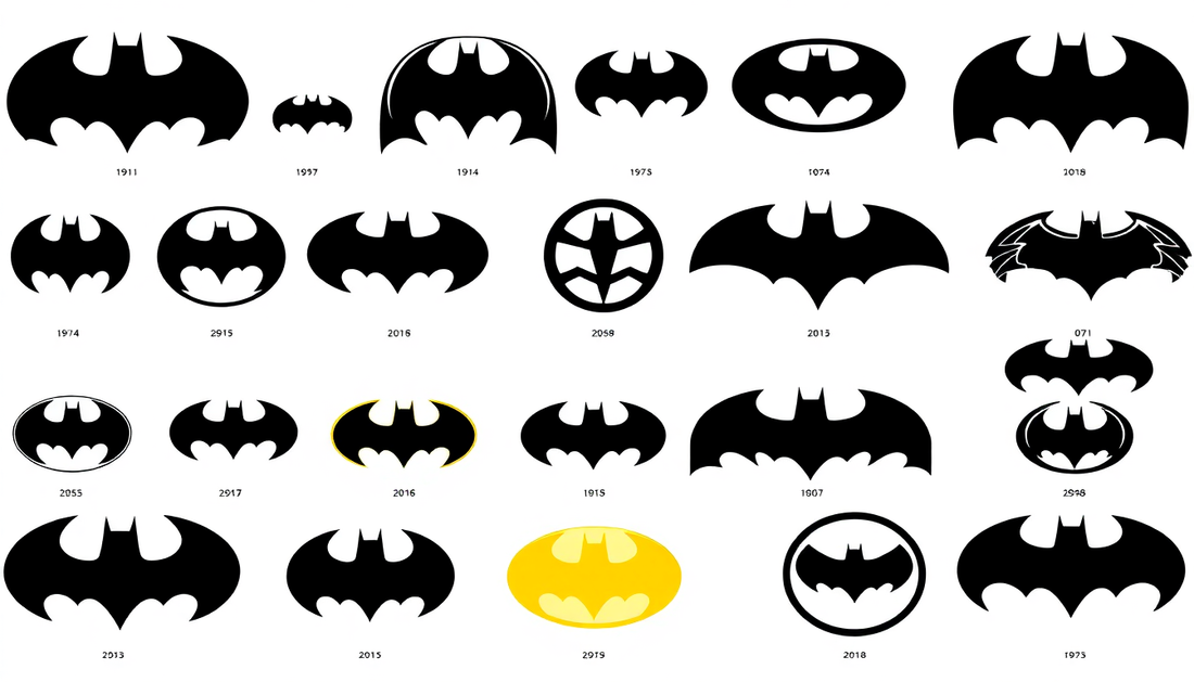 L'évolution du logo Batman à travers les âges