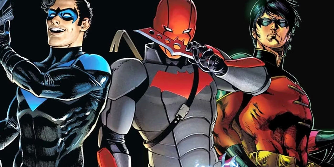Nightwing, Red Hood et Robin, L’Histoire et les Différences des Acolytes de Batman