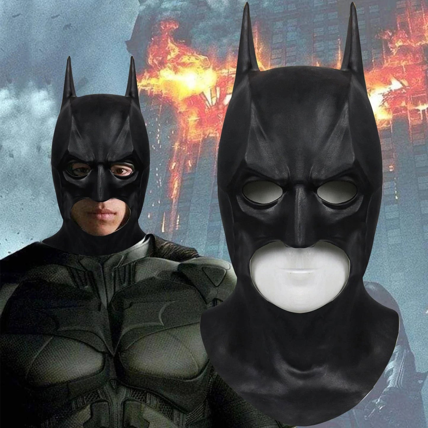 Masque de Batman en Latex Cosplay - Boutique Batman