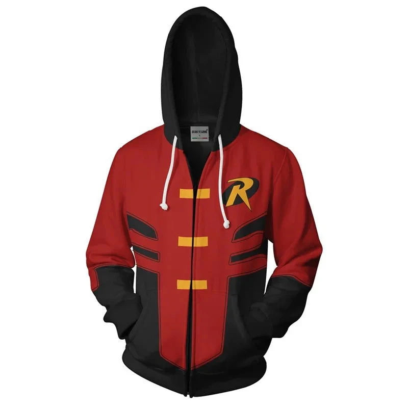 Pull Robin Rouge Batman - Boutique Batman