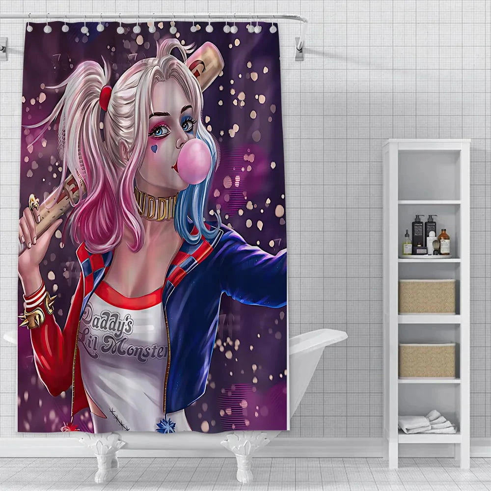 Rideau de Douche Harley Quinn - Boutique Batman