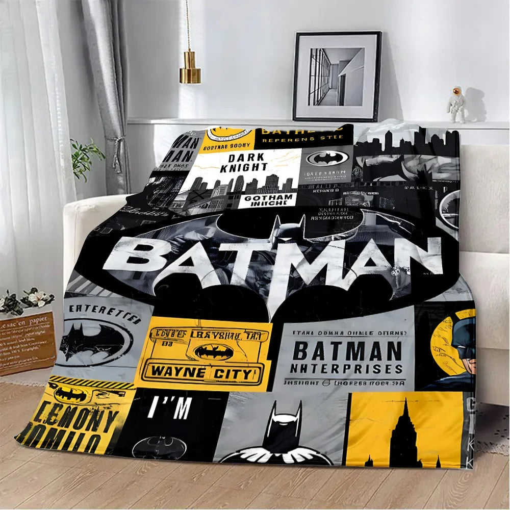 Manta de lana cálida de Batman