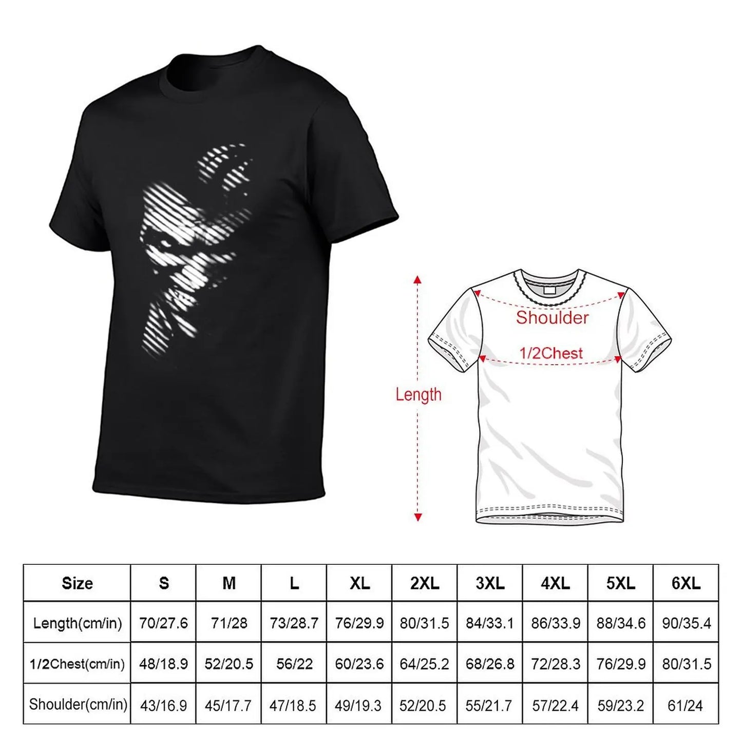 T-Shirt Joker Noir & Blanc