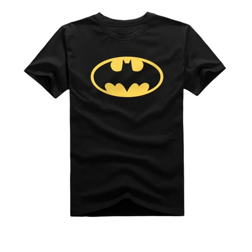 Batman negro y amarillo Camiseta clásica
