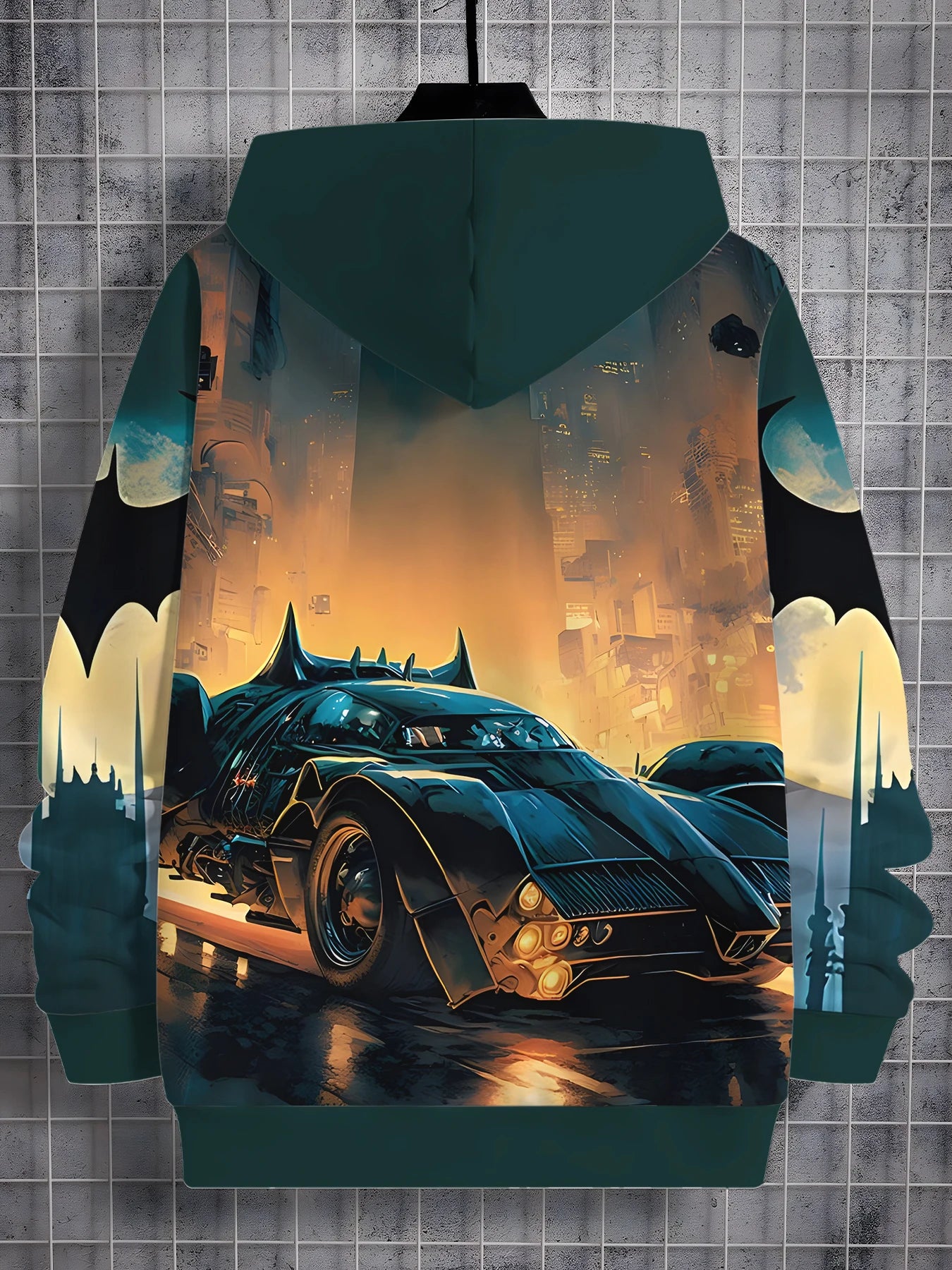 Batman 3D Printed Kids Sweater