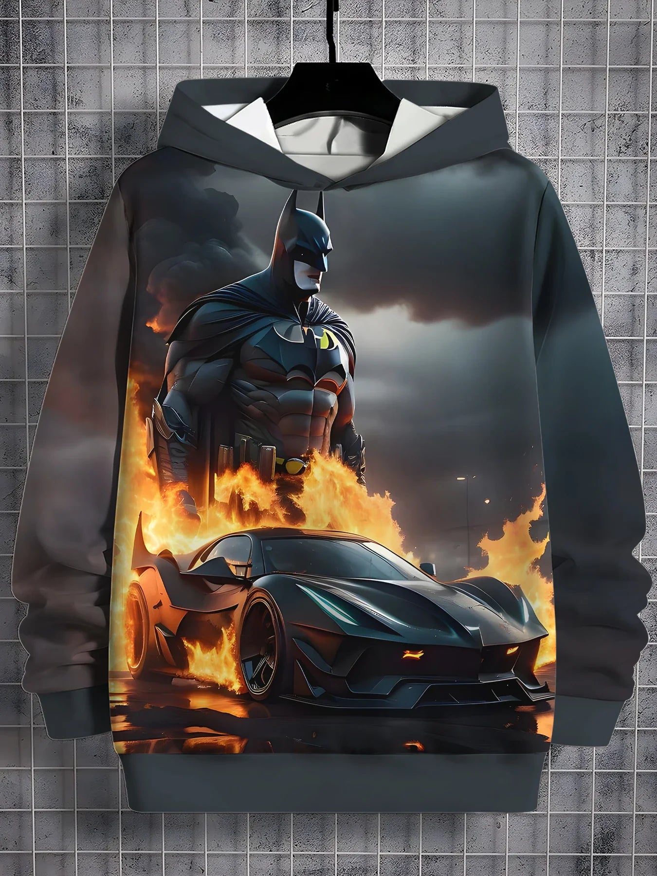 Batman 3D Printed Kids Sweater