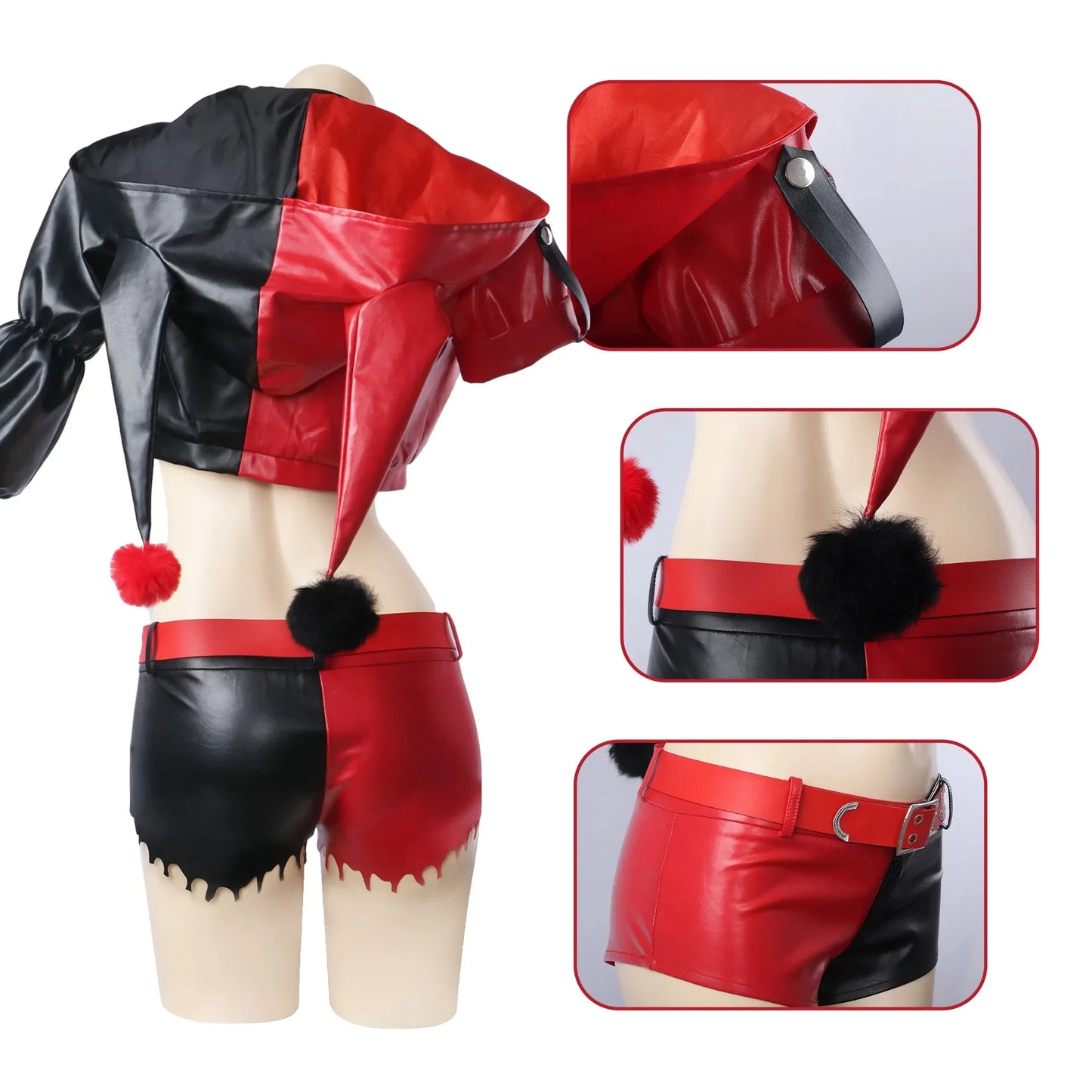 Cosplay Costume Harley Quinn Classique Arkham City