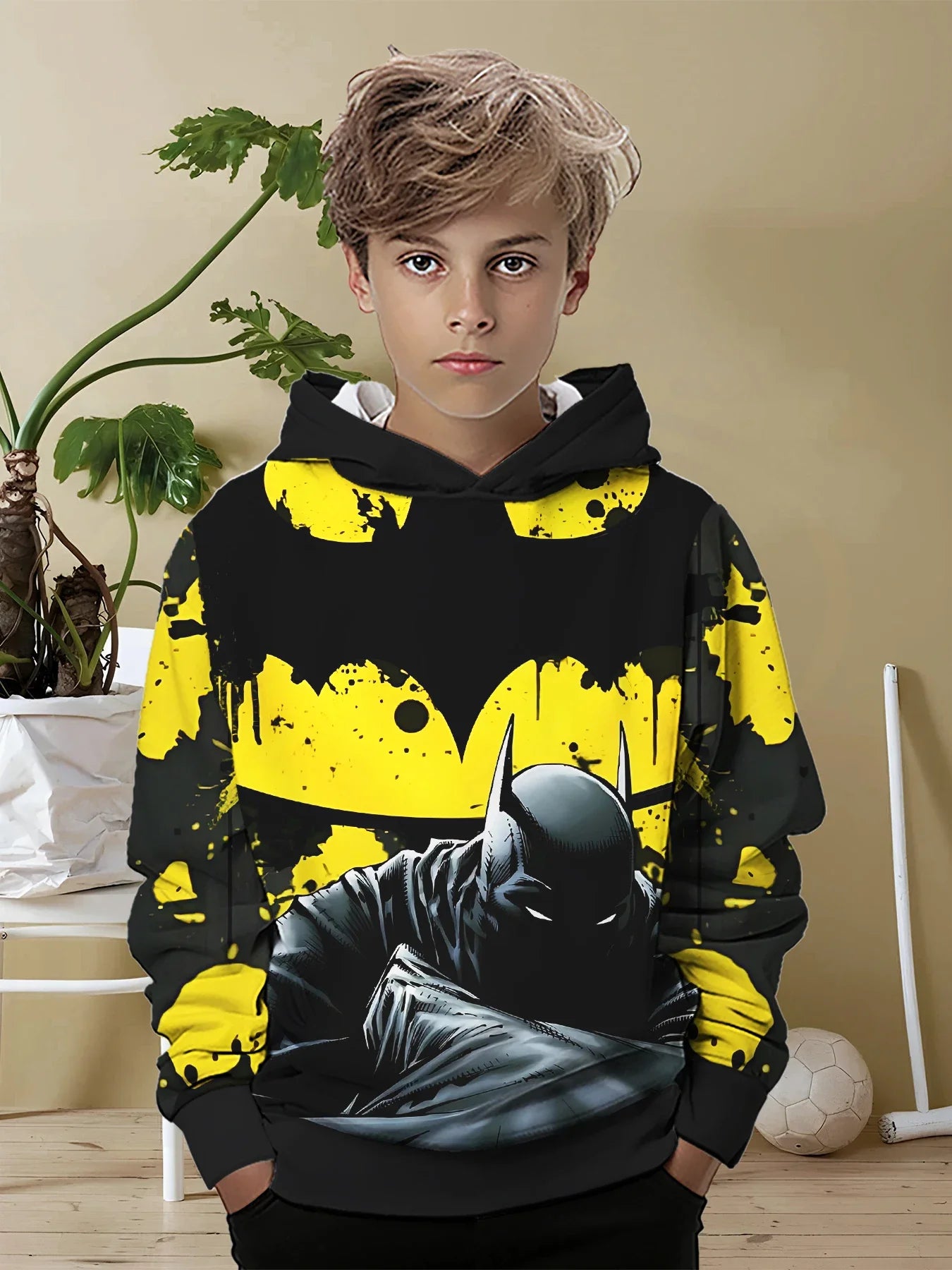 Batman 3D Printed Kids Sweater