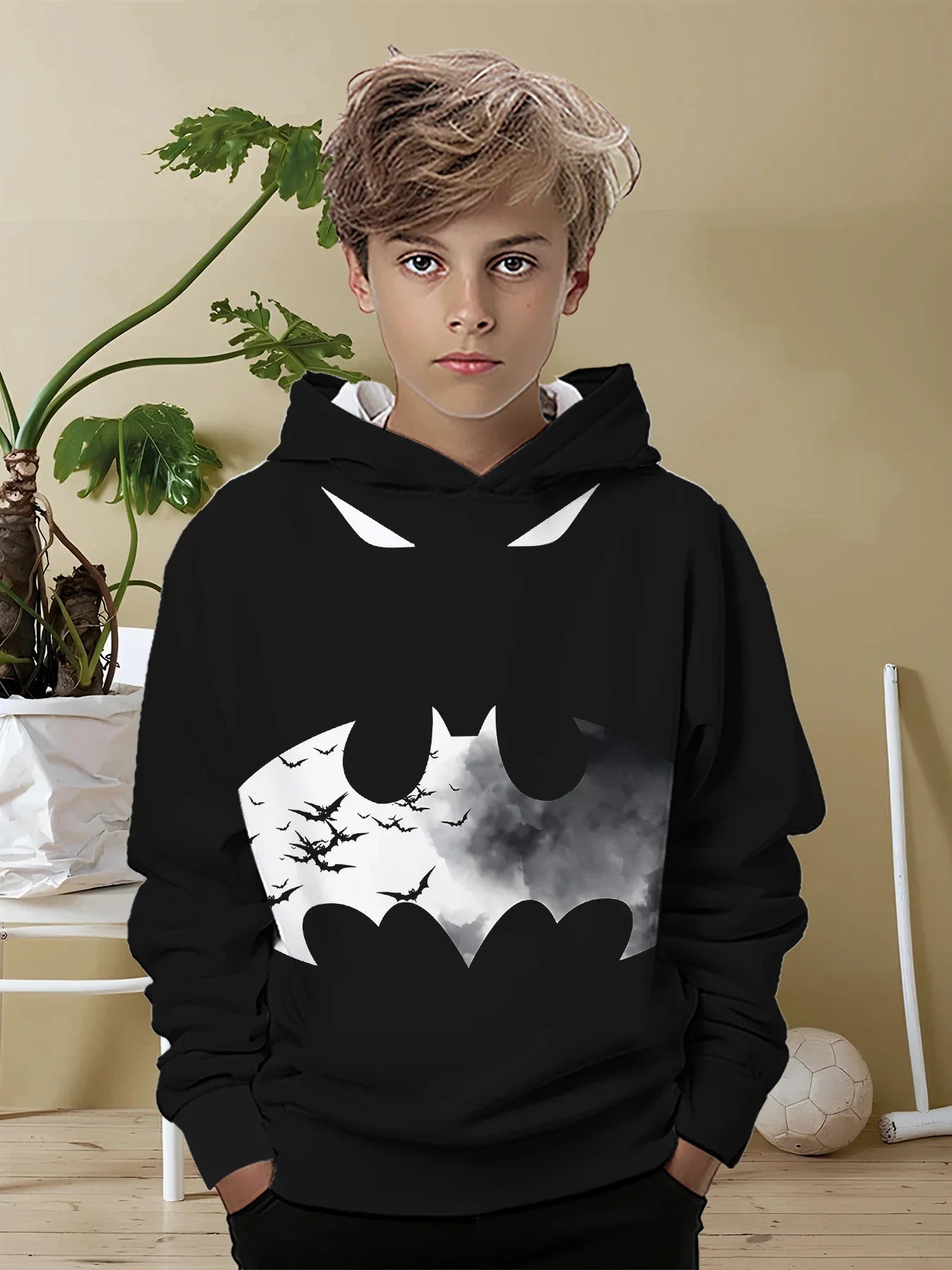 Batman 3D Printed Kids Sweater