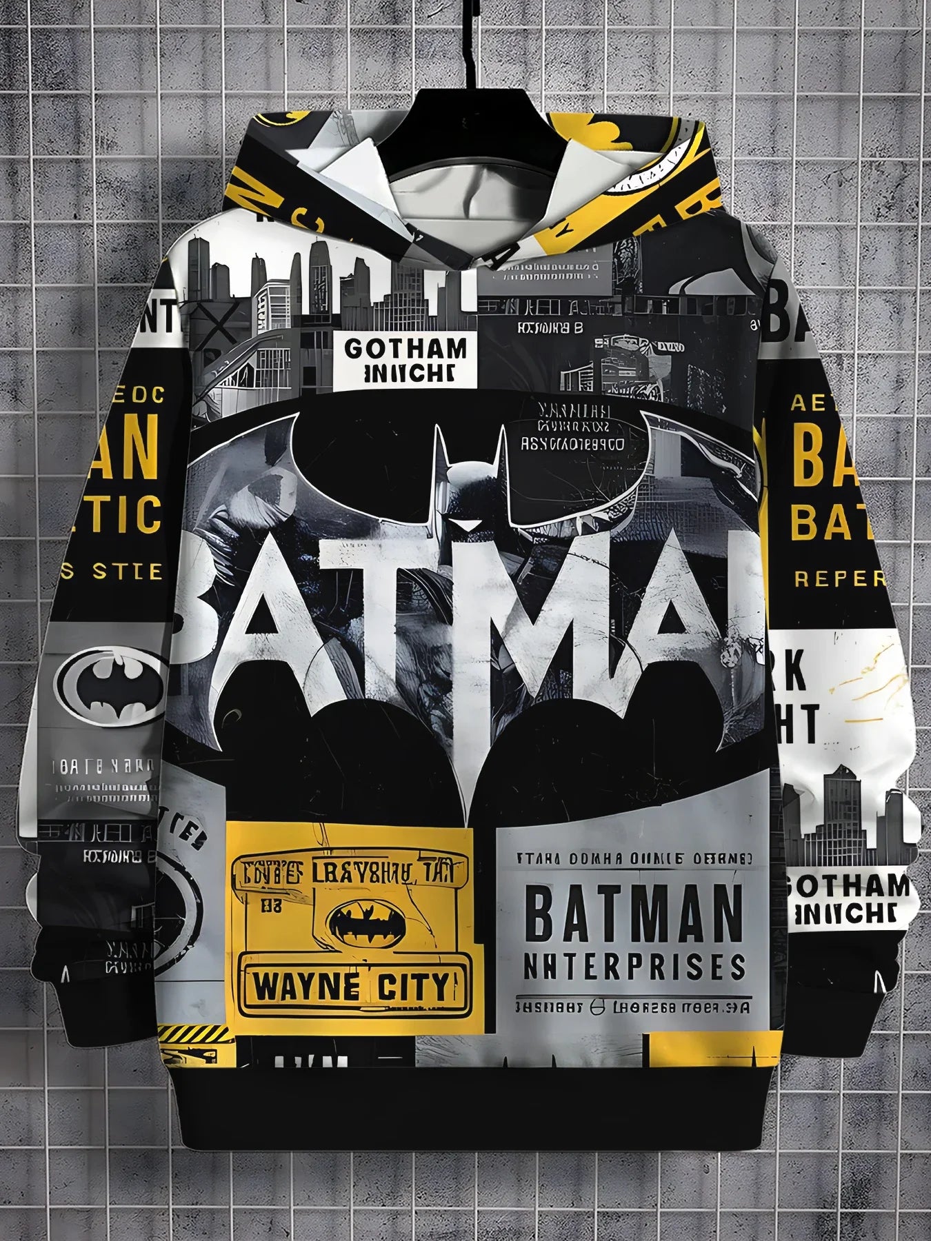 Batman 3D Printed Kids Sweater