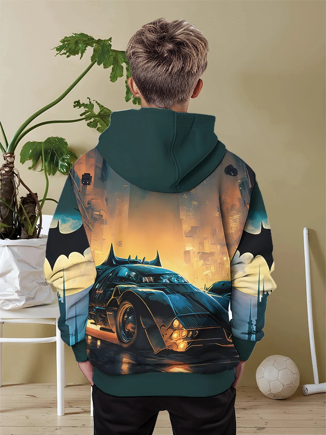 Batman 3D Printed Kids Sweater
