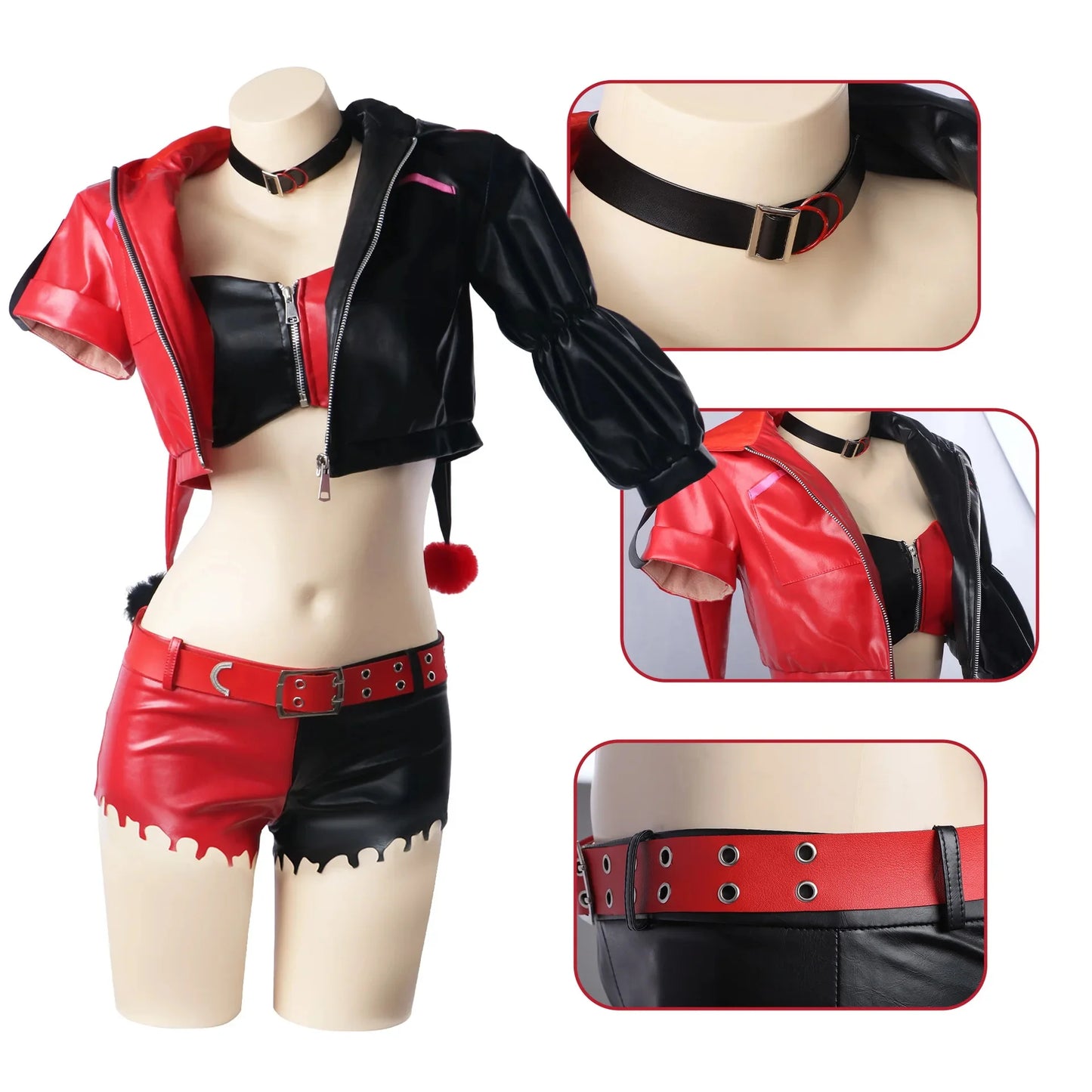 Cosplay Costume Harley Quinn Classique Arkham City