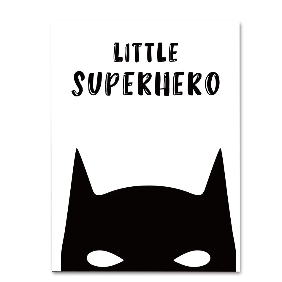 Poster Drôle Batman Canvas