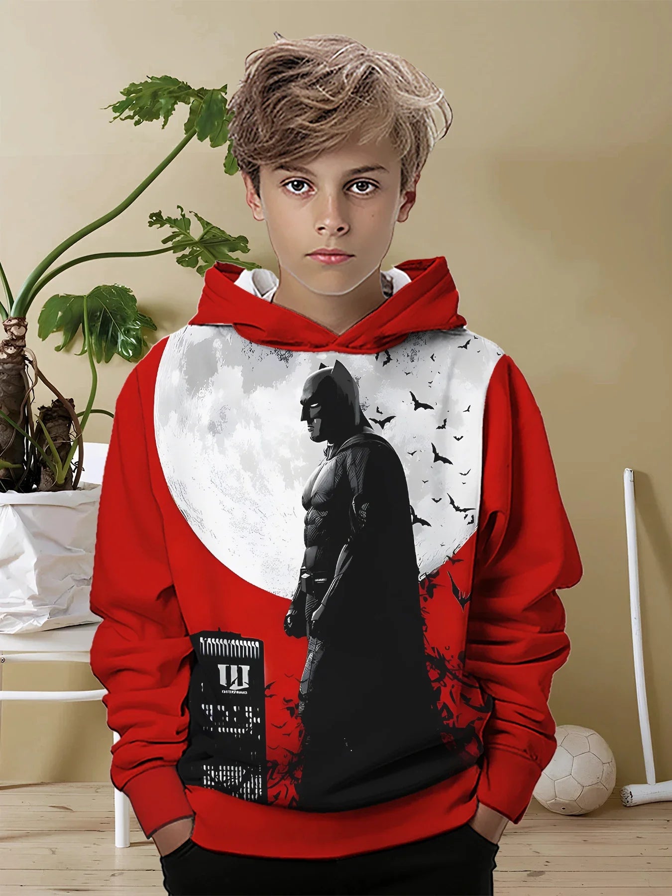 Batman 3D Printed Kids Sweater