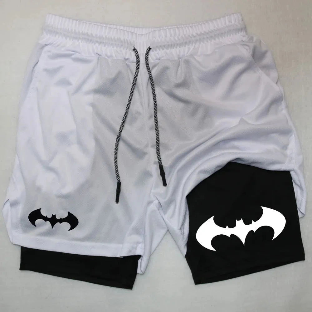 Short de Sport Double Couche Batman - Boutique Batman
