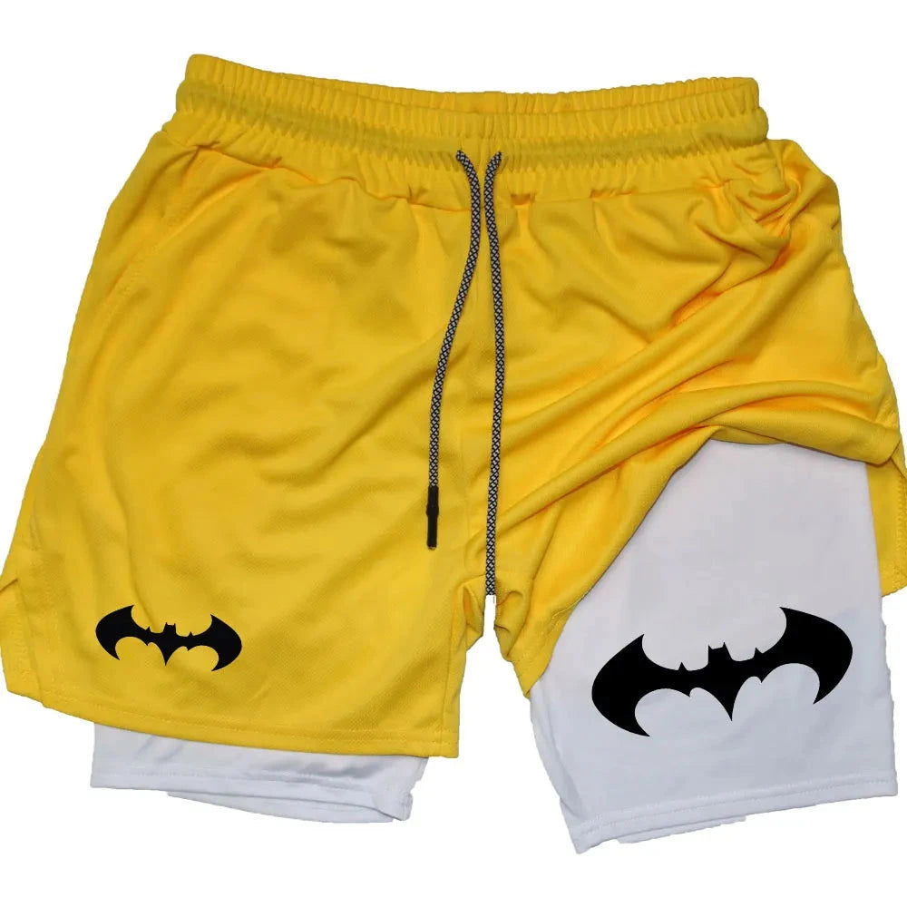Short de Sport Double Couche Batman - Boutique Batman