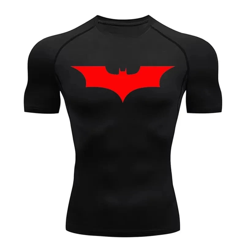 T-Shirt Manche Courte Compression Batman - Boutique Batman