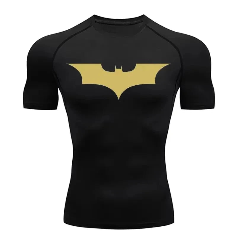 T-Shirt Manche Courte Compression Batman - Boutique Batman
