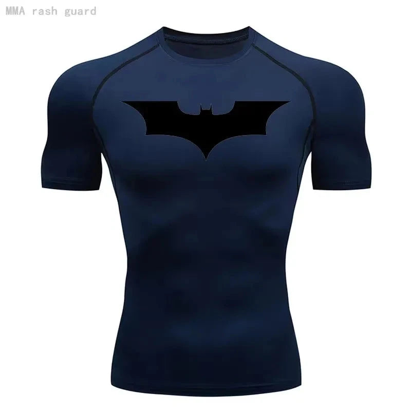 T-Shirt Manche Courte Compression Batman - Boutique Batman