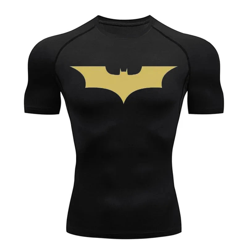 T-Shirt Manche Courte Compression Batman - Boutique Batman