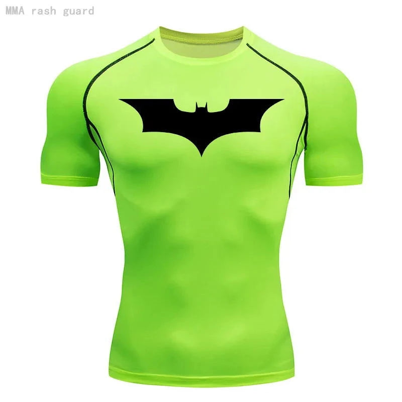 T-Shirt Manche Courte Compression Batman - Boutique Batman