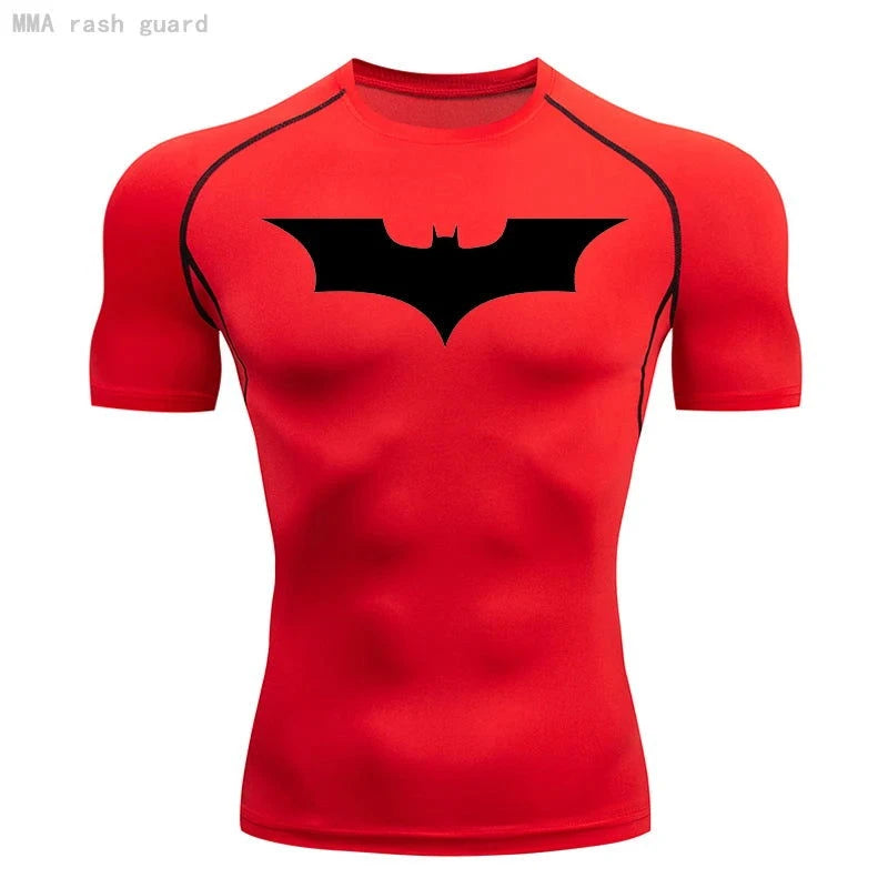 T-Shirt Manche Courte Compression Batman - Boutique Batman