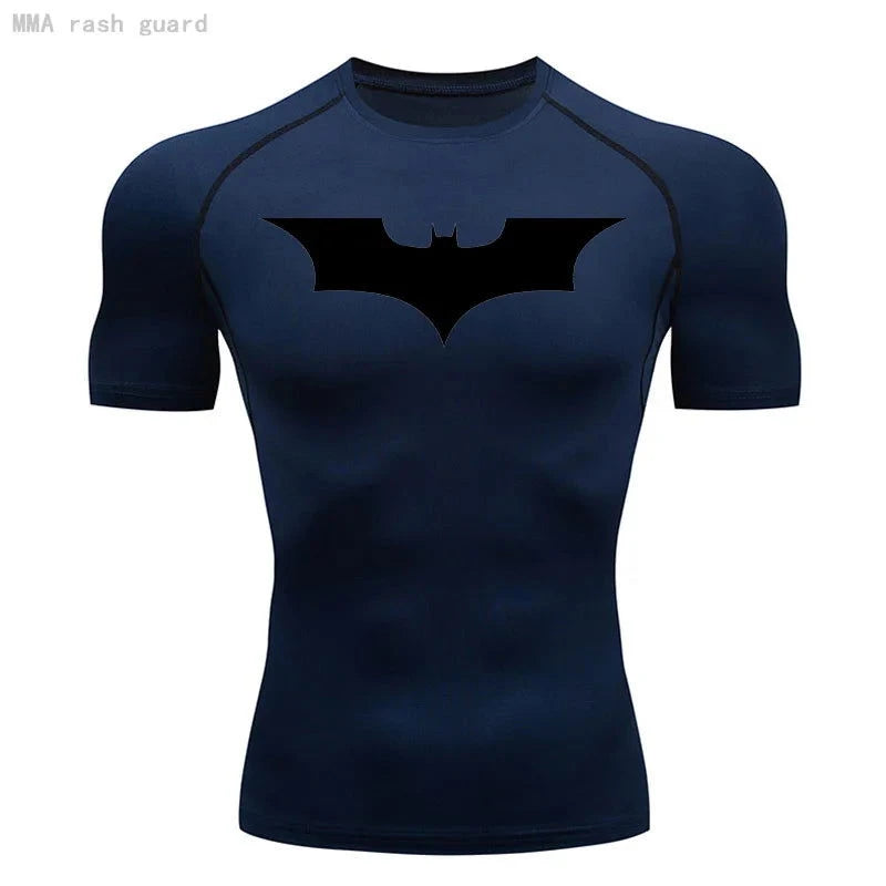 T-Shirt Manche Courte Compression Batman - Boutique Batman