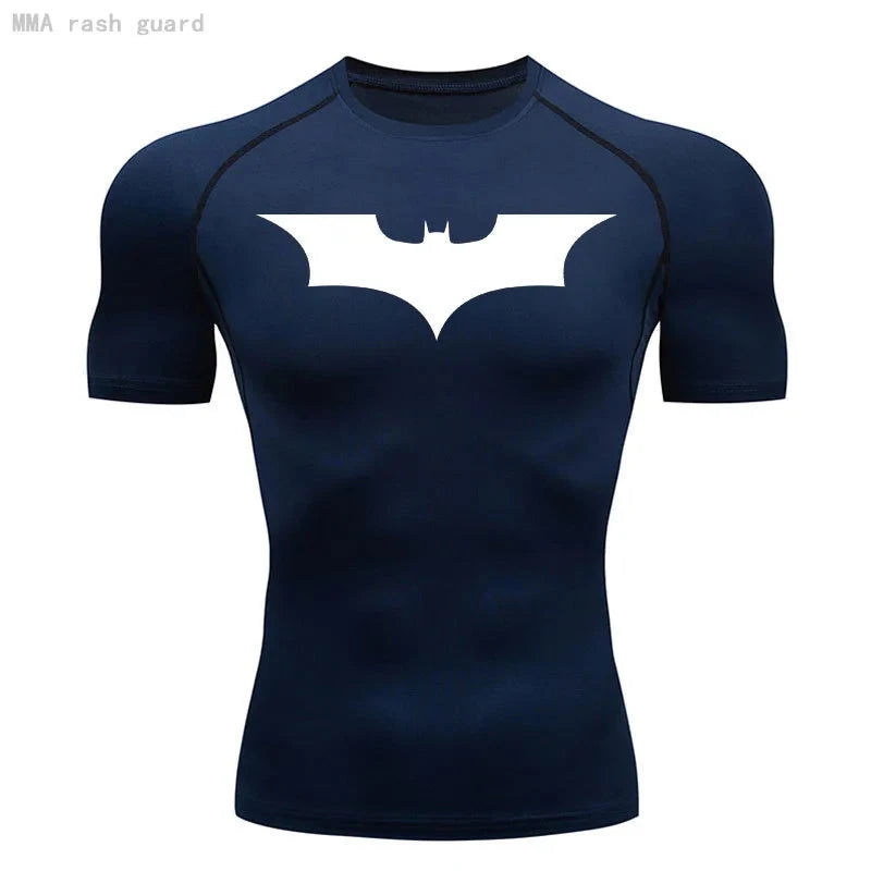 T-Shirt Manche Courte Compression Batman - Boutique Batman