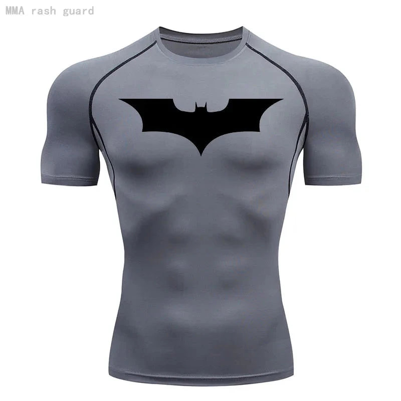 T-Shirt Manche Courte Compression Batman - Boutique Batman