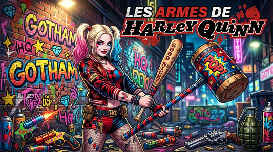 Les armes de Harley Quinn : maillet, batte et arsenal de l'anti-heroine