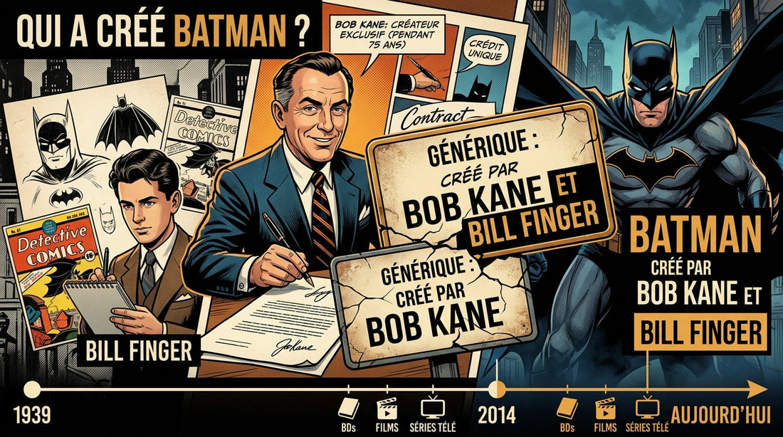 Qui a créé Batman ? Bob Kane, Bill Finger et 75 ans d'un seul nom au générique
