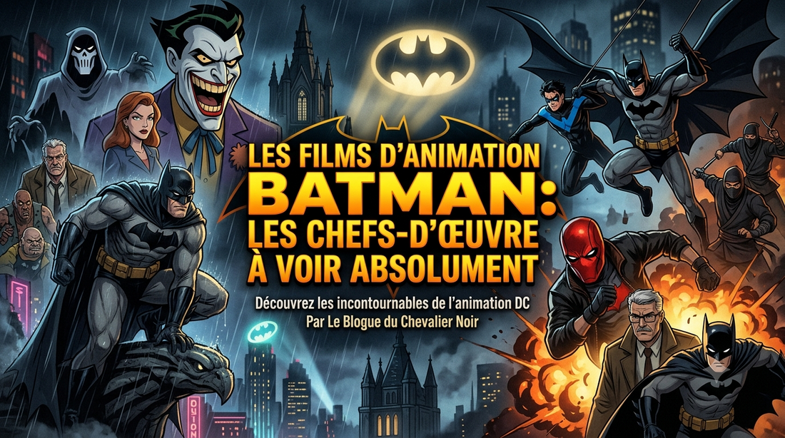 Les films d'animation Batman : les chefs-d'œuvre à voir absolument