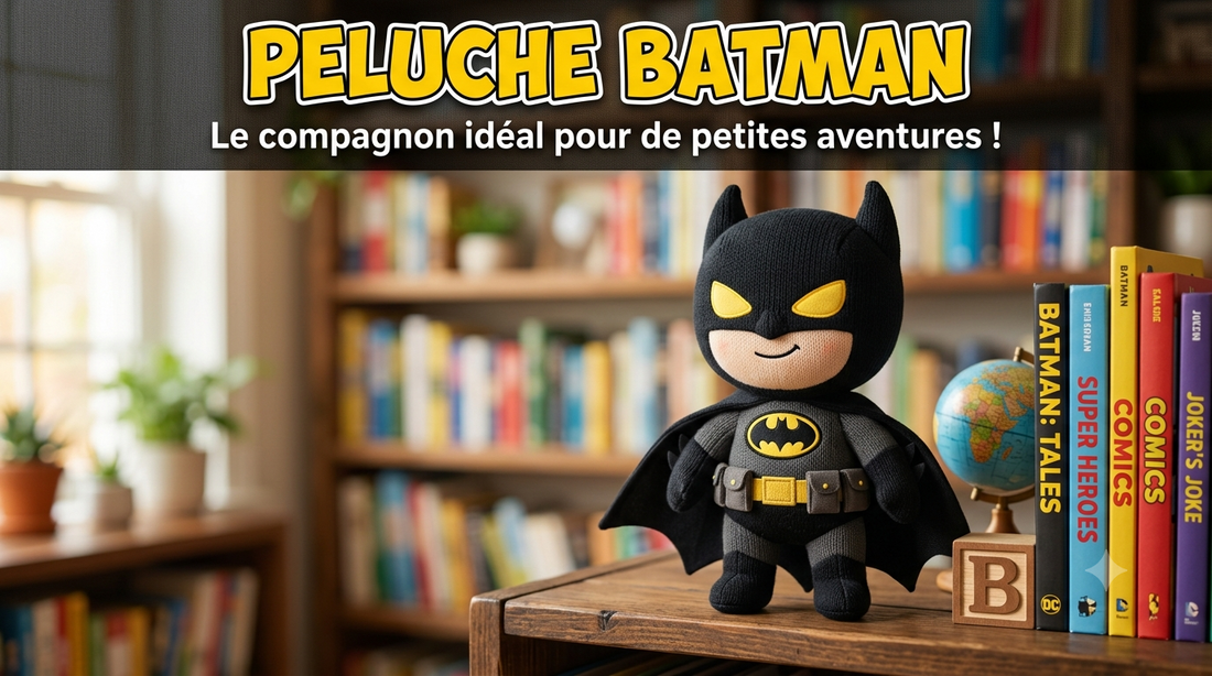 Peluche Batman : le guide pour choisir le compagnon du petit fan de Gotham