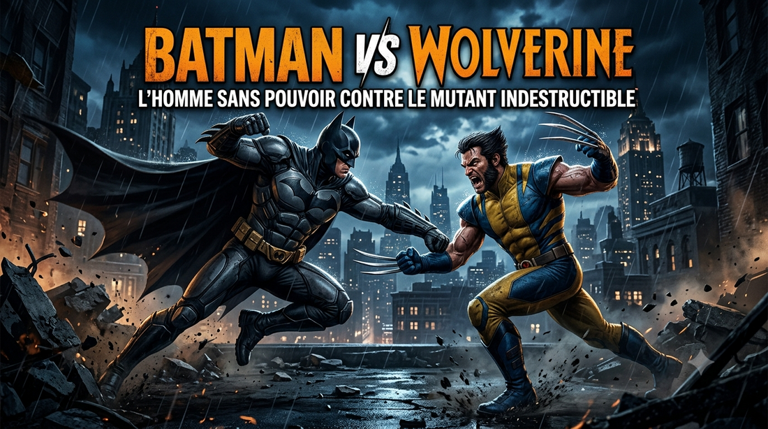 Batman vs Wolverine : l'homme sans pouvoir contre le mutant indestructible