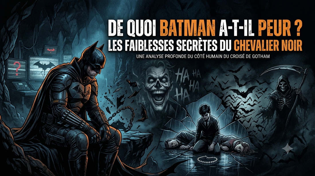 De quoi Batman a-t-il peur ? Les faiblesses secrètes du Chevalier Noir