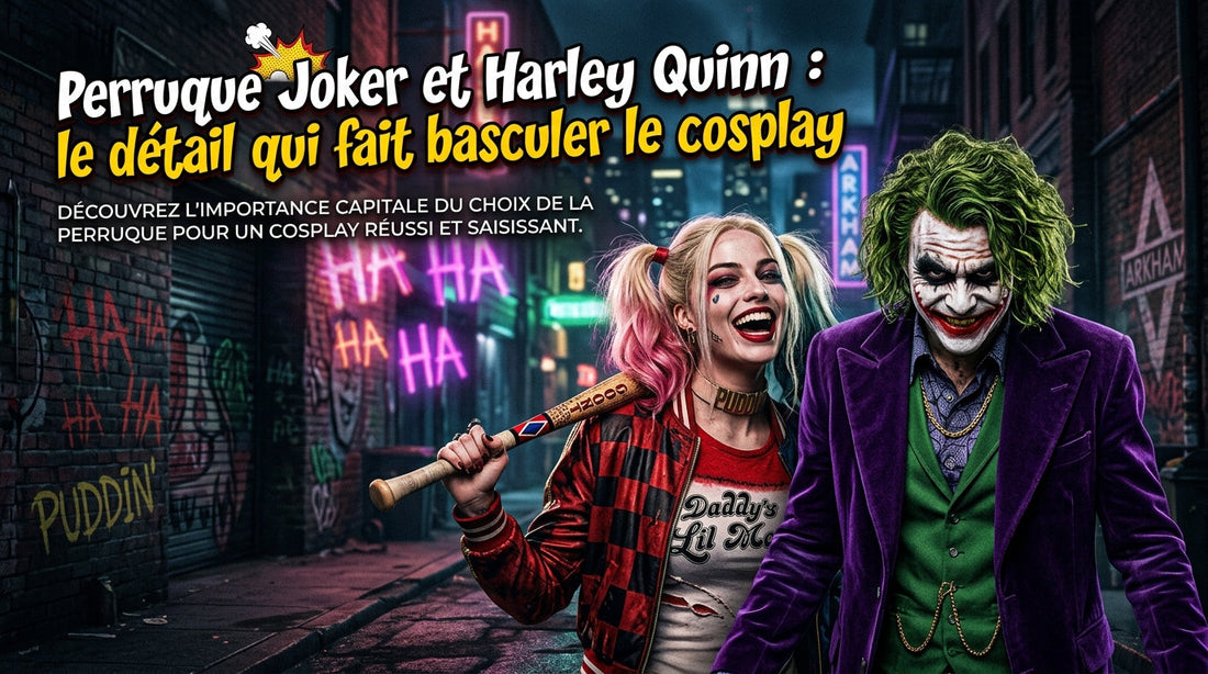 Perruque Joker et Harley Quinn : le détail qui fait basculer le cosplay