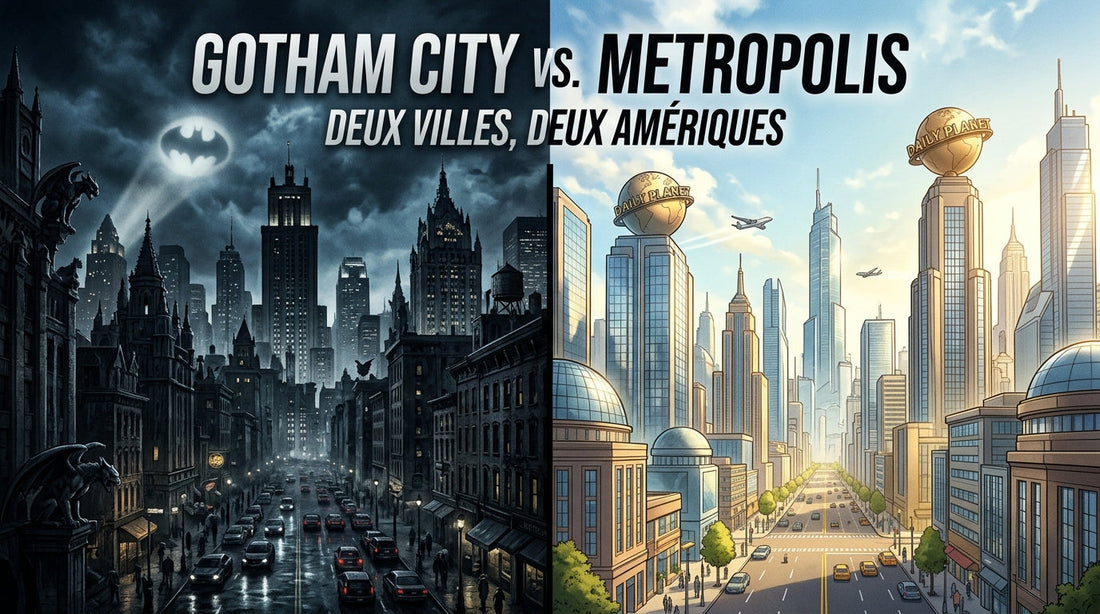 Gotham contre Metropolis : deux villes, deux Amériques
