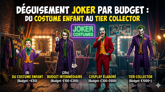 Déguisement Joker par budget : du costume enfant au tier collector