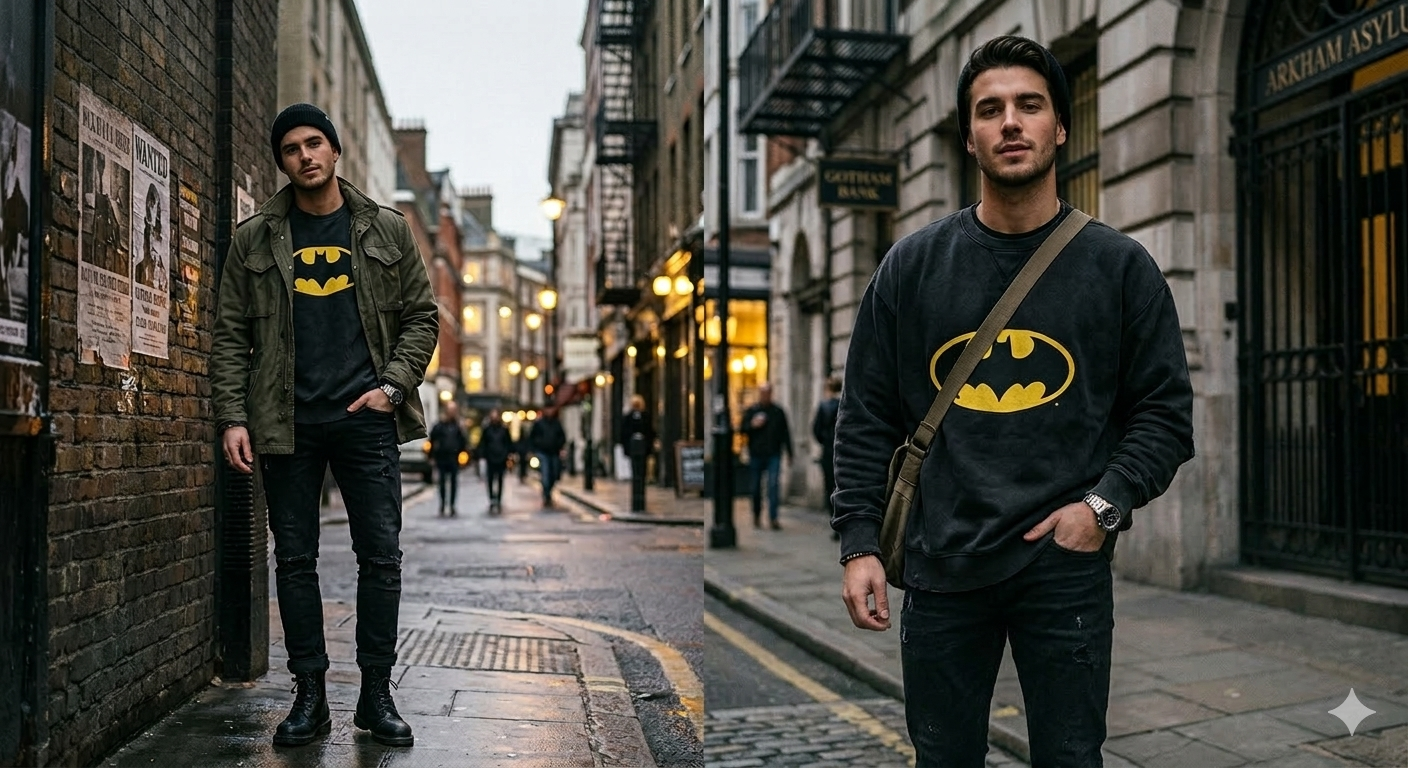 Comment porter un pull ou sweat Batman avec style : guide look Gotham ...