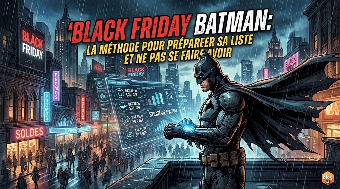 Black Friday Batman : la méthode pour préparer sa liste et ne pas se faire avoir