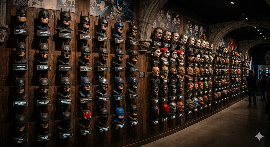 Masques Batman & Vilains : Le Guide Complet des Masques de Gotham