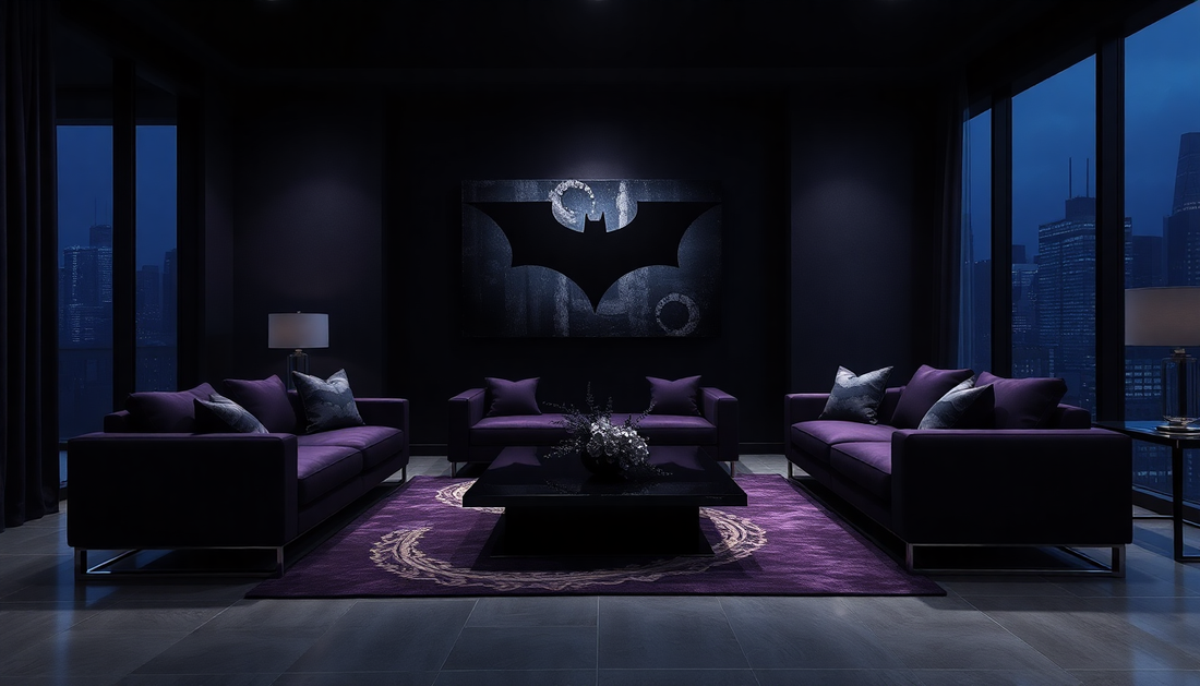 Comment Créer une Ambiance Gotham City dans Votre Intérieur avec des Décorations Batman