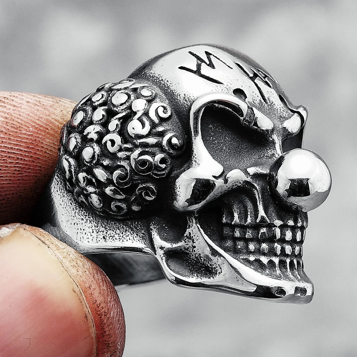 Bague Joker Gothique