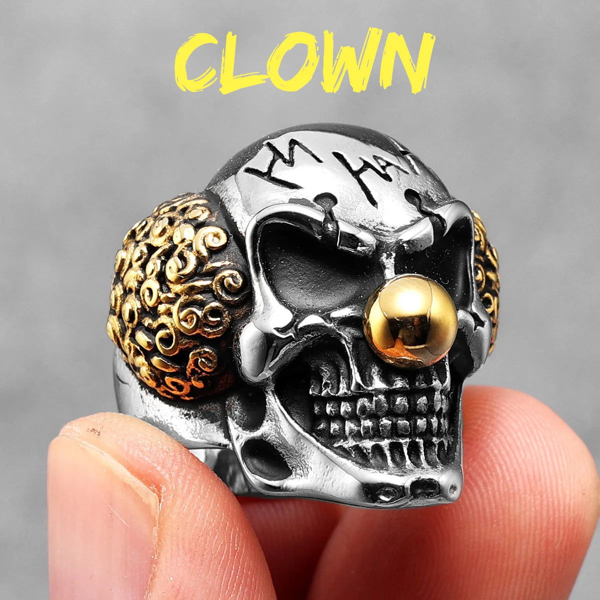 Bague Joker Gothique