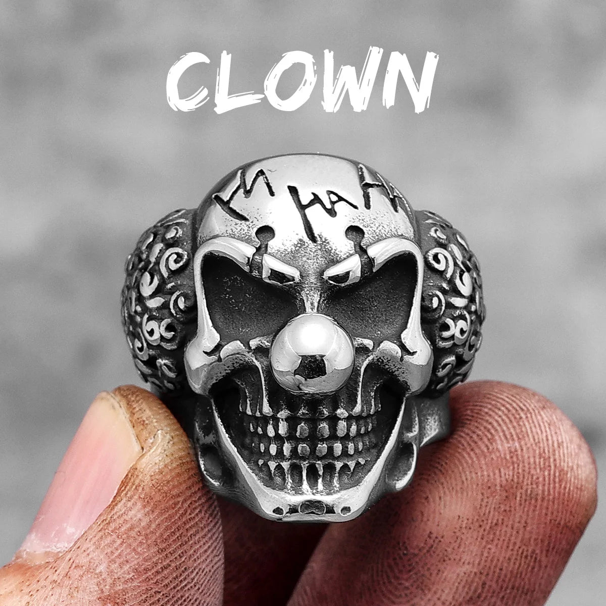 Bague Joker Gothique