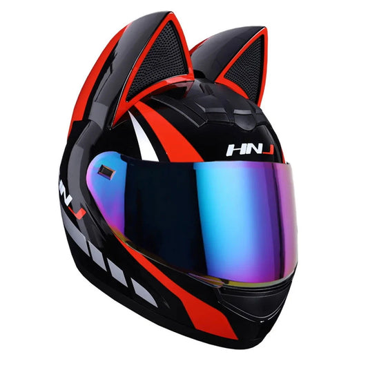 Casque de Moto Catwoman Rouge - Boutique Batman