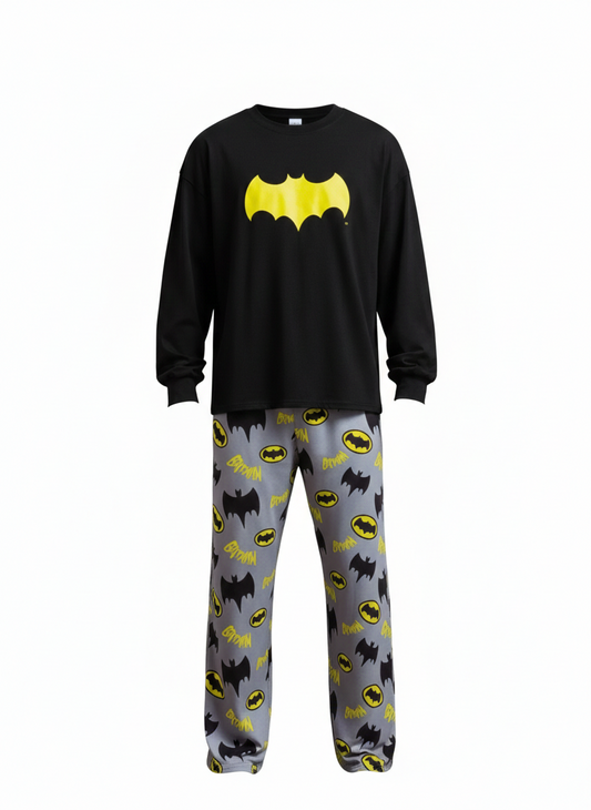 Hm Batman Pyjamas Batman Comfort Pyjamas - Child & Adult | Soft & Warm – Boutique Batman