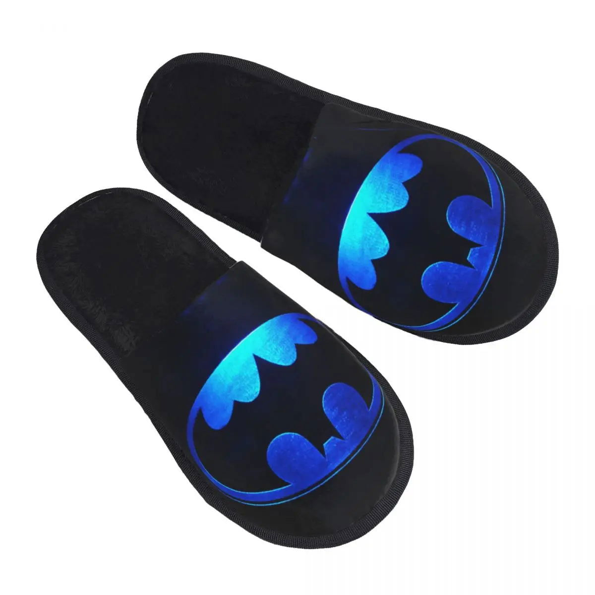 Pantoufle Batman Logo Bleu