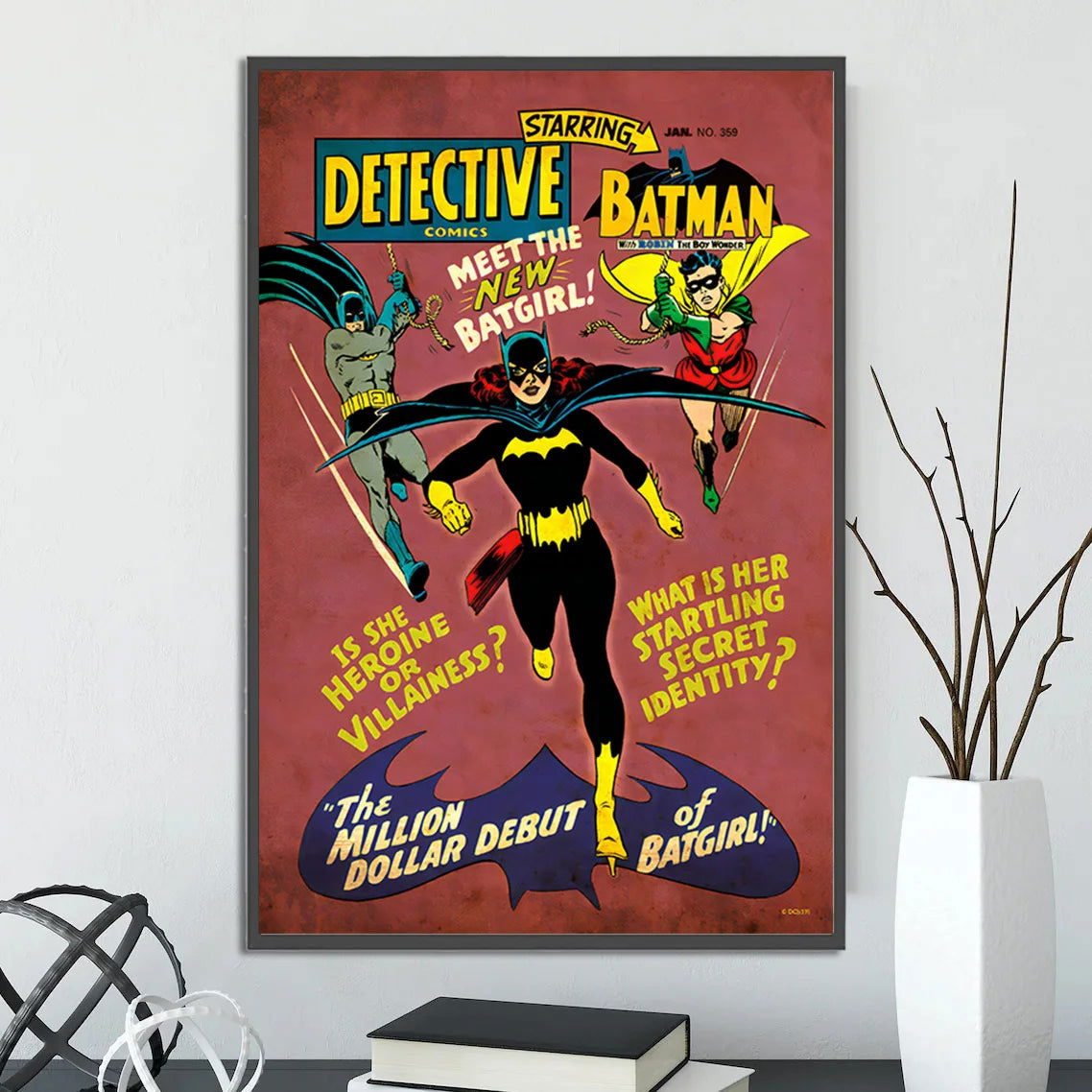 Poster Batman Bande Dessinée